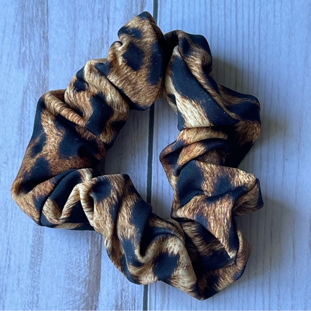 Cheetah Scrunchie